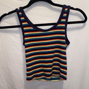 Garage Rainbow tank top